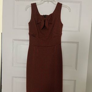 Stop Staring houndstooth dress